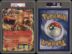 2014 Pokemon XY Flashfire #11 Charizard EX Jumbo PSA 10 - Image 3