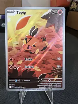 Pokemon TCG Tepig White Flare Illustration Rare 096/086 - Mint & Pack Fresh - Image 1