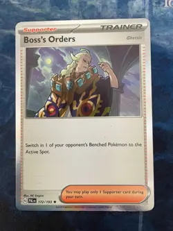 Boss's Orders Ghetsis 172/193 - Pokemon TCG Paldea Evolved NM - Image 1