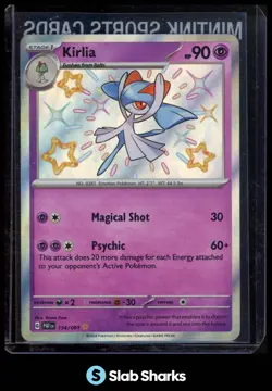 2024 POKEMON SV PALDEAN FATES - PAF EN #154/091 KIRLIA SHINY RARE - Image 1