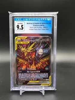 Moltres & Zapdos & Articuno GX SM210 Promo Hidden Fates Pokemon CGC 9.5 - Image 1