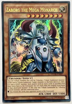 NECH-EN037 Zaborg the Mega Monarch - Ultra Rare Unlimited Lightly Played - Image 1