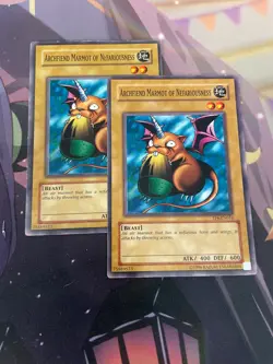 YUGIOH - ARCHFIEND MARMOT OF NEFARIOUSNESS X2 - TP6 - LP - COMMON - Image 1