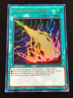 Yugioh Lightning Storm MAMA-EN089 1ST Ultra (NM) - Image 1