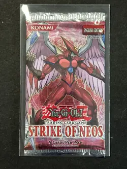 Yu-Gi-Oh Strike Of Neos 1st Edition Booster Pack Factory Sealed - Image 1