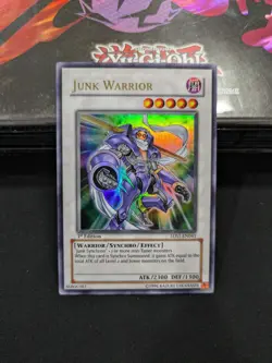 Junk Warrior (UR) 5DS1-EN041 5d's 2008 Starter Deck 1st Edition LP Yugioh - Image 1
