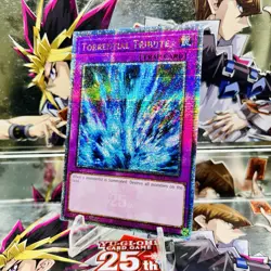 Yugioh Torrential Tribute MP24-EN010 Quarter Century Secret Rare 1st Ed NM - Image 1