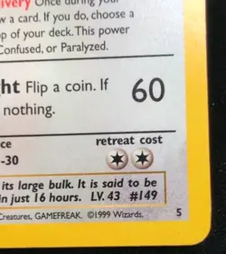 Pokemon Card Dragonite #5 First Movie Stamped Black Star Promo - Image 4