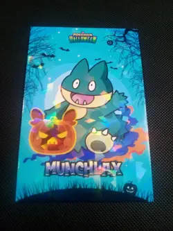 Pokemon 2024 Card Database Halloween Set Munchlax Cracked Holo Peru US Seller - Image 1