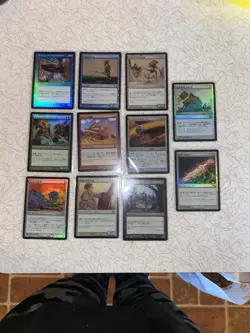 Vintage Magic The Gathering Mtg Foil Holo Trading Card Lot - Image 1