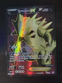 Tyranitar EX Holo Pokemon Card 91/98 Ancient Origins Series NM - Image 1