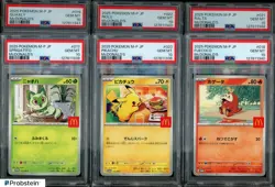 ALL PSA10 Pokemon Card set of 6 McDonald's Promo Japanese Japan 2025 Complete - Image 1