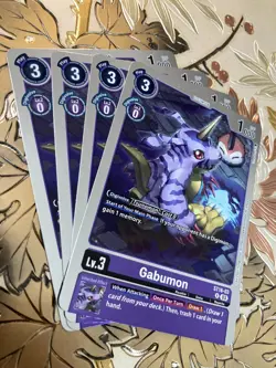 Digimon Card Game Playset ST16-03 Gabumon Starter Deck Wolf of Friendship - Image 1
