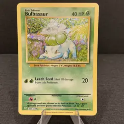 Bulbasaur CLV 001/034 Classic Collection Holo Pokemon TCG Card - Image 1