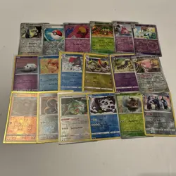 Authentic Pokemon TCG Assorted Reverse Holo Card Lot - 50 Reverse Holo Cards! - Image 1