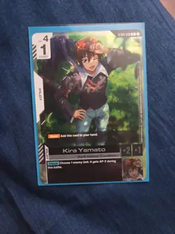 Kira Yamato Gundam Card Game ST04-010 C Promo English - Image 2