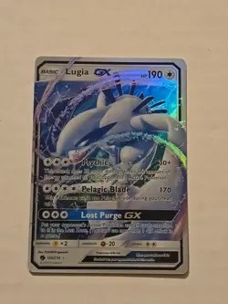 Lugia GX 159/214 Sm-Lost Thunder Holo Pokemon Card - Image 2
