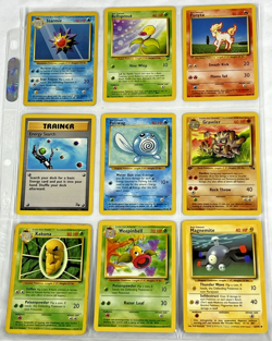 Pokemon Cards Nintendo Vintage Lot of 9 Excellent Condition (SKU 1836) - Image 1