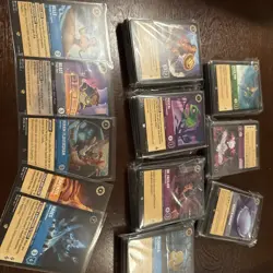 Lorcana Cards Mixed Bulk Lot of 150+ Cards (Including Rares) - Image 1