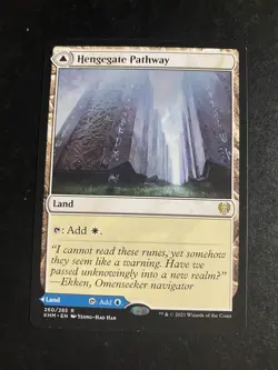 Mtg - NM - Hengegate Pathway Mist Gate Pathway - Kaldheim - Image 1