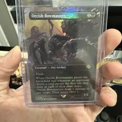 Orcish Bowmasters (Borderless) Universes Beyond: the Lord of the Rings: Foil - Image 1