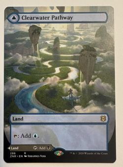 Clearwater Pathway/Murkwater Pathway (Borderless) MTG Zendikar Rising NM #286 - Image 1