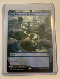 Clearwater Pathway/Murkwater Pathway (Borderless) MTG Zendikar Rising NM #286 - Image 3