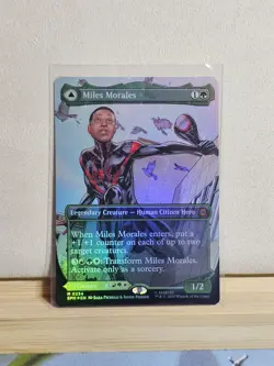 Miles Morales (0234) (Borderless) Marvel's Spider-Man Foil Magic the Gathering - Image 1