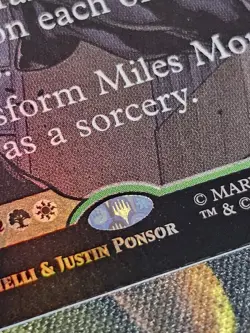 Miles Morales (0234) (Borderless) Marvel's Spider-Man Foil Magic the Gathering - Image 5