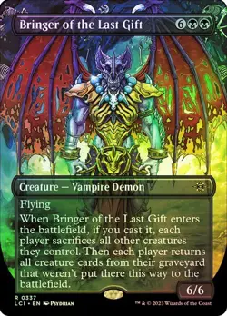 Bringer of the Last Gift Foil Borderless The Lost Caverns of Ixalan NM MTG - Image 1