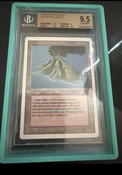 BGS graded dual Lands: Volcanic Island And Underground Sea As Seen In Pictures - Image 2