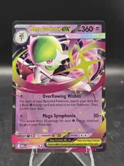 Pokemon TCG Mega Gardevoir ex 060/132 Mega Evolution Double Rare Holo NM - Image 1