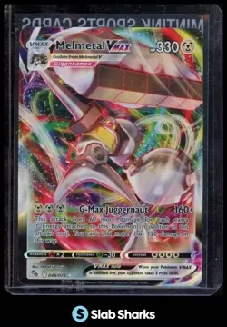 2022 POKEMON SWORD & SHIELD GO #048/078 MELMETAL VMAX RARE - Image 1