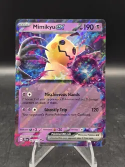 Pokemon TCG Mimikyu ex 069/159 SV09: Journey Together Double Rare Holo NM - Image 1