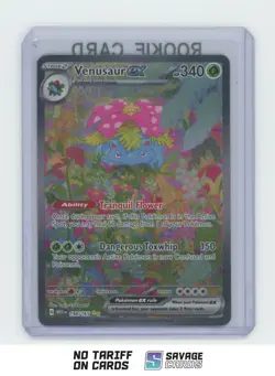 2023 Pokemon Scarlet & Violet 151 Series Holo Venausaur ex #198/165 - Image 1