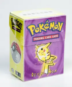 1999 Wizards of the Coast Vintage Pokemon Pikachu Mewtwo Ultra Pro Deck Box T50 - Image 1