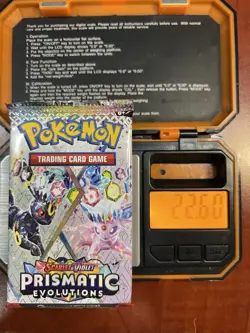 VERY HEAVY!! 🔥 22.60g Pokemon TCG Prismatic Evolutions Booster Pack - Image 1