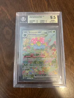 Pokemon TCG Scarlet and Violet 151 Venusaur EX Special Illustration Rare #198 - Image 1