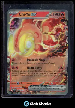 2023 POKEMON SCARLET & VIOLET PALDEA EVOLVED #040/193 CHI-YU EX DOUBLE RARE - Image 1