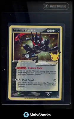 2021 POKEMON SWORD & SHIELD BLACK STAR PROMOS #SWSH144 GRENINJA GOLD STAR - Image 1