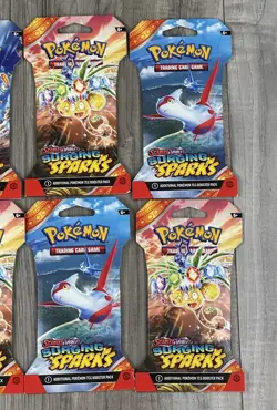 Pokemon TCG Scarlet & Violet Surging Sparks Sleeved Booster Packs 10x NEW - Image 3
