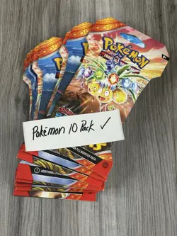 Pokemon TCG Scarlet & Violet Surging Sparks Sleeved Booster Packs 10x NEW - Image 4