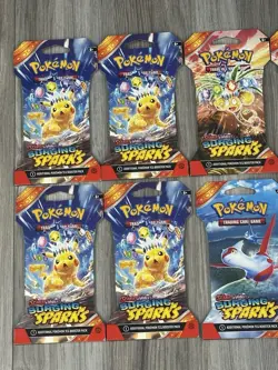 Pokemon TCG Scarlet & Violet Surging Sparks Sleeved Booster Packs 10x NEW - Image 2