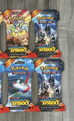 Pokemon TCG Scarlet & Violet Surging Sparks Sleeved Booster Packs 10x NEW - Image 3