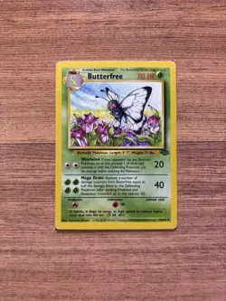 Pokemon TCG Butterfree Jungle 33/64 Regular Unlimited Uncommon - Image 1