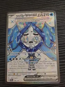 Wellspring Mask Ogerpon EX 194/167 Twilight Masquerade Pokemon TCG - Image 2