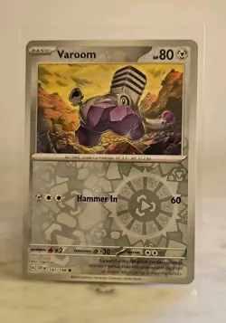Pokemon TCG Lot of 2: Varoom (Reverse Holo) 141/198 & Revavroom (Holo) 142/198 - Image 3