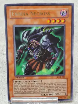 Yu-Gi-Oh Exodia Necross DCR-020 Dark Crisis 1st Edition MP-LP - Image 1