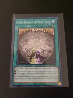 56 White Forest Azamina Diabellstar Sinful Spoils Deck Core Elzette Yugioh NM - Image 4