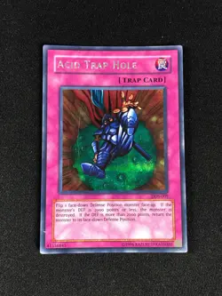 YUGIOH ACID TRAP HOLE DDS-005 SECRET PLAY/EDGEWARE - Image 1